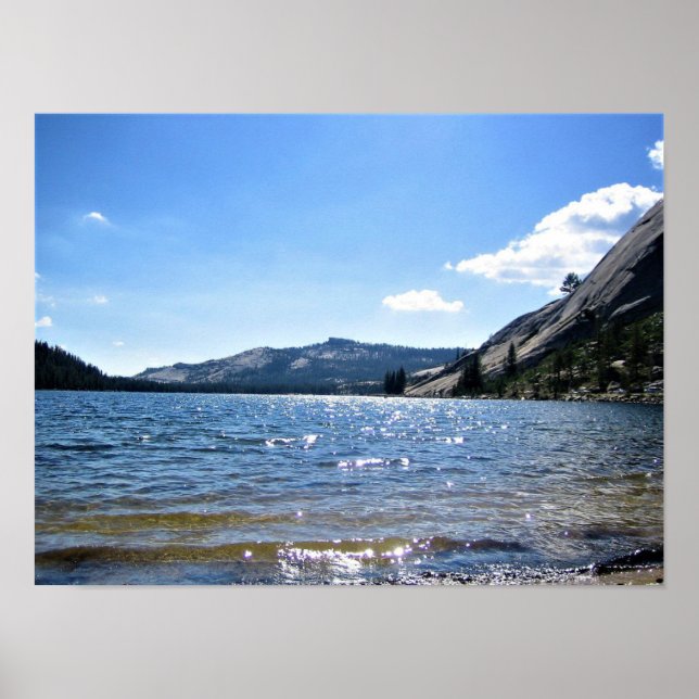 Póster Lago Tenaya, Parque Nacional Yosemite, CA (Frente)