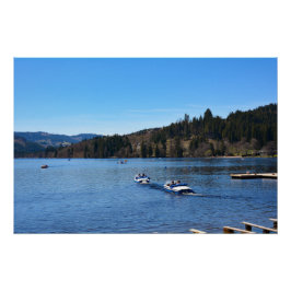 Póster Lago Titisee en la Selva Negra