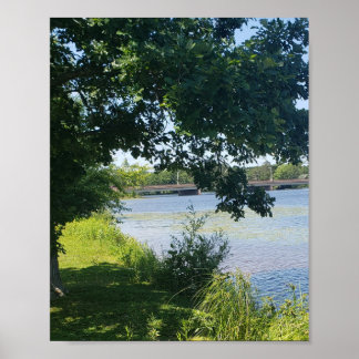 Póster Lago Tomahawk Wisconsin