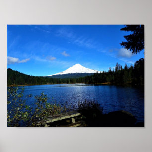 Póster Lago Trillium, OR