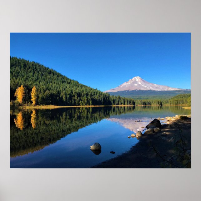 Póster Lago Trillium, OR (Frente)