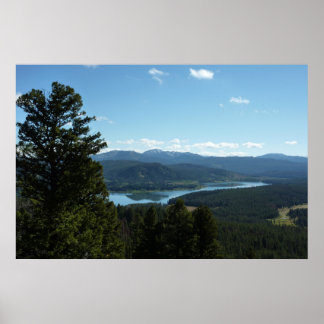 Póster Lago Two Ocean en el Parque Nacional Grand Teton