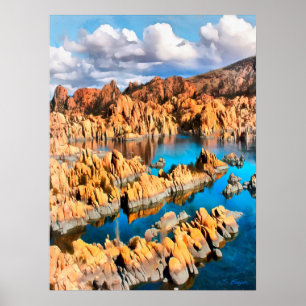 Póster "Lago Watson" Prescott "Granite Dells"