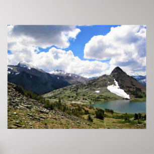 Póster Lagos de Gaylor, paso de Tioga, Yosemite, CA