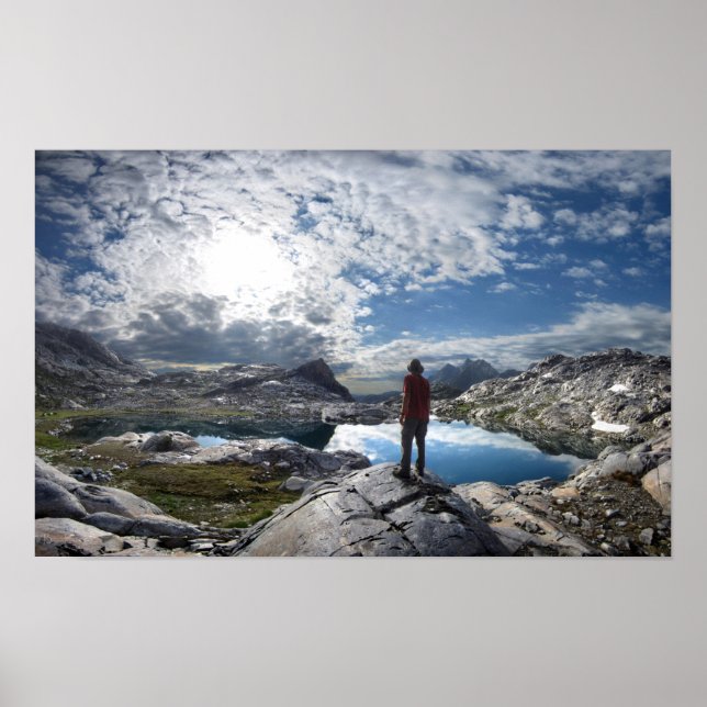 Póster Lagos de Nydiver - Selva Ansel Adams - Sierra (Frente)