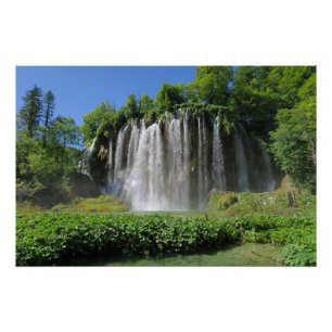 Póster Lagos de Plitvice Croacia