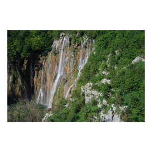 Póster Lagos de Plitvice Croacia