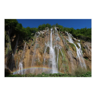 Póster Lagos de Plitvice Croacia