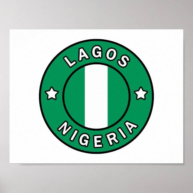 Póster Lagos Nigeria (Frente)