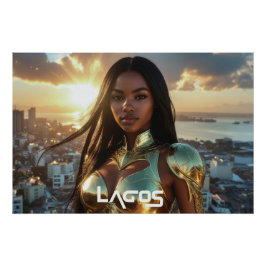 PÓSTER LAGOS - NIGERIA - SUPERHERO