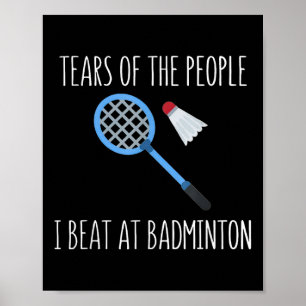 Póster Lágrimas de la gente que vencí en Sp de bádminton