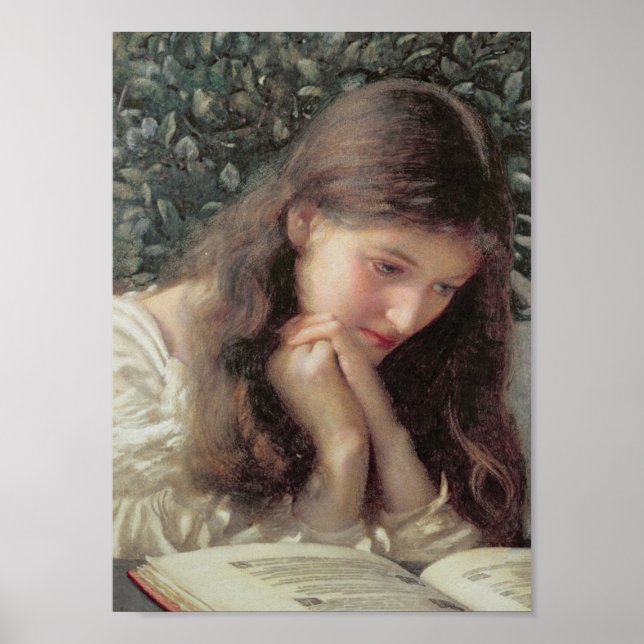 Póster Lágrimas de ralentí (bella mujer llorando) (Frente)