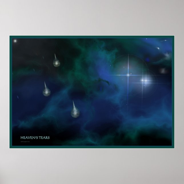 Póster Lágrimas del cielo (Frente)