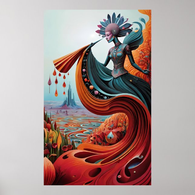 Póster Lágrimas por una visión de sueño (Frente)