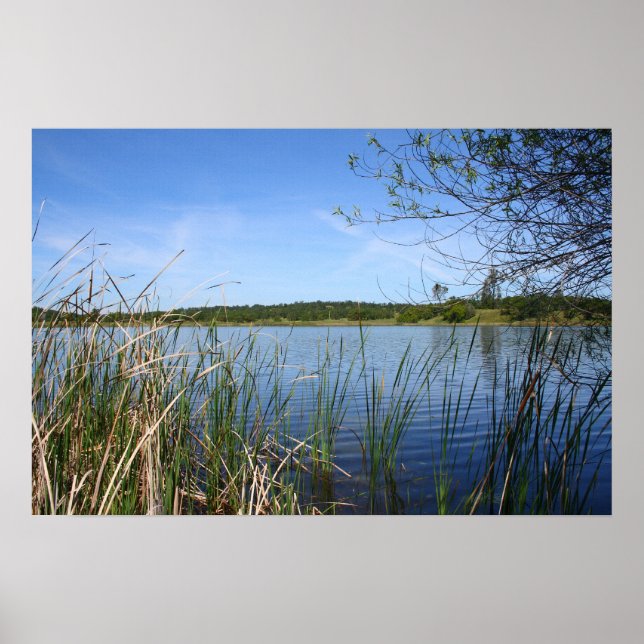 Póster "Laguna azul" (Frente)