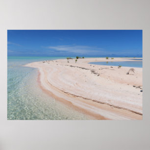 Póster Laguna Azul de Rangiroa