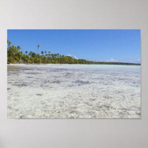 Póster Laguna Azul de Rangiroa