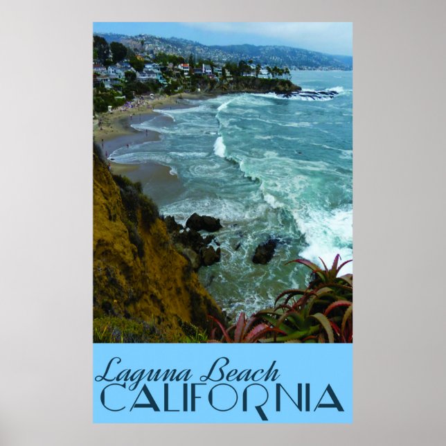 Póster Laguna Beach California (Frente)