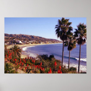 Póster Laguna Beach California, eff01