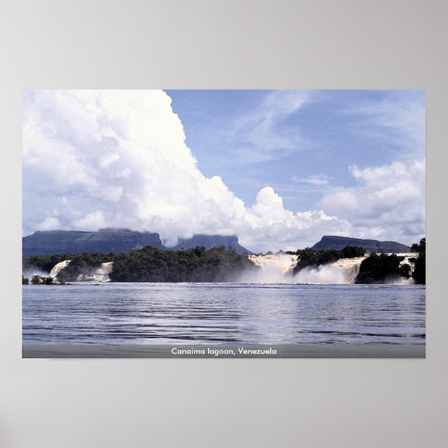 Póster Laguna Canaima, Venezuela (Frente)