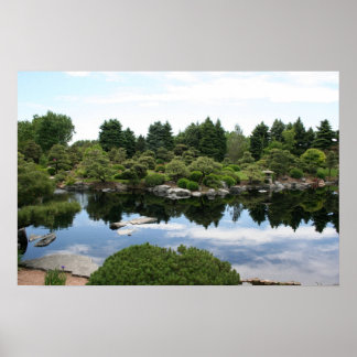 Póster Laguna de jardines botánicos Denver