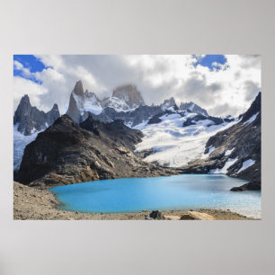 Póster Laguna De Los Tres, parque nacional del Los