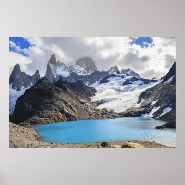 Póster Laguna De Los Tres, Parque Nacional Los Glaciares (Frente)