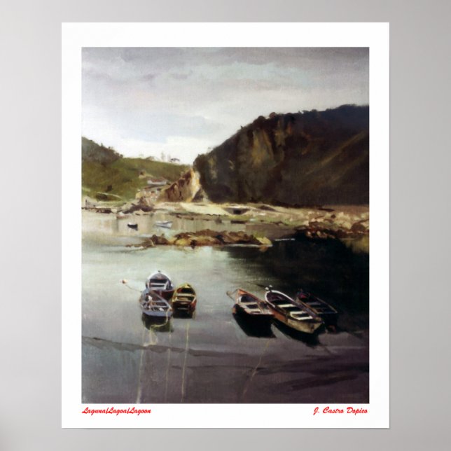 Póster Laguna/Lagoa/Lagoon (Frente)