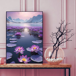 Póster Laguna Lilypad