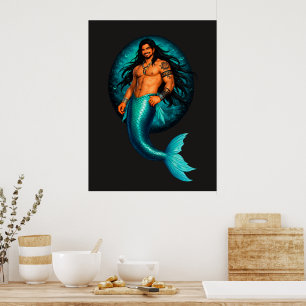 Póster Laguna Merbear - Marisma de la marea de Cheydan