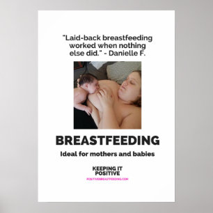 Póster Laid Back Breastfeeding Poster