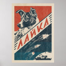 Laika, perro espacial soviético — Espacio retro vi