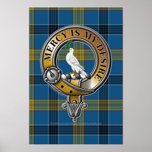 Póster Laing Tartan & Badge (Frente)