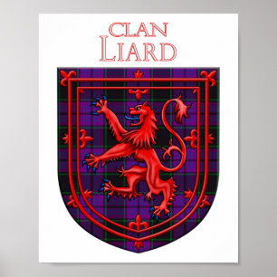 Póster Laird Tartan Scottish Plaid Lion Rampant