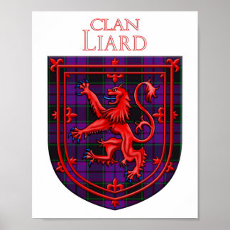 Póster Laird Tartan Scottish Plaid Lion Rampant