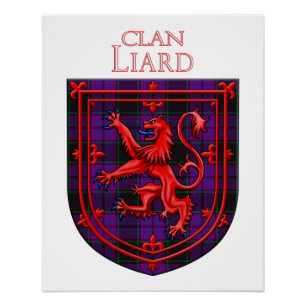 Póster Laird Tartan Scottish Plaid Lion Rampant