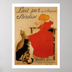 Póster Lait Pur de la Vingeanne Sterilise