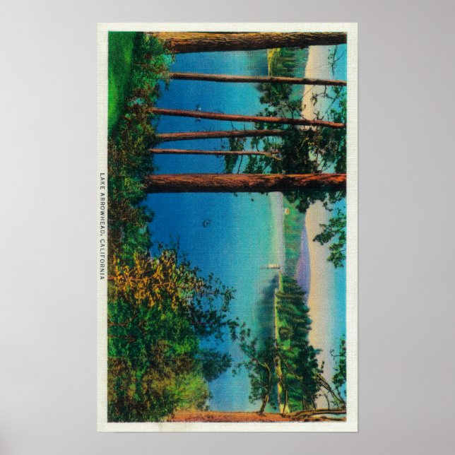Póster Lake Arrowhead ViewLake Arrowhead, CA (Frente)