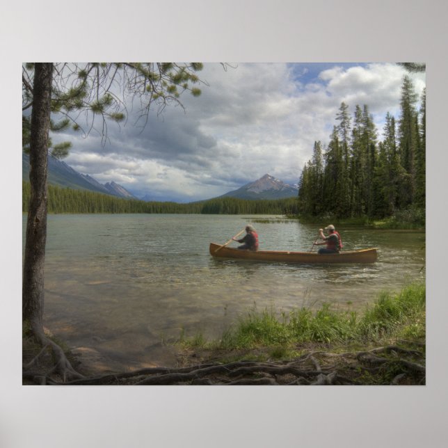 Póster Lake Canoeing (Frente)