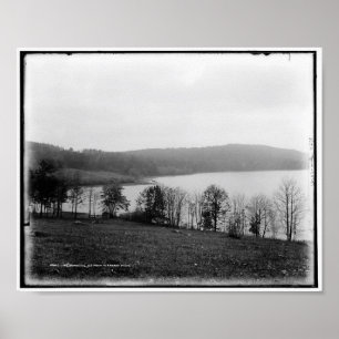 Póster Lake Hopatcong, N.J., from Pleasant Point c1890s
