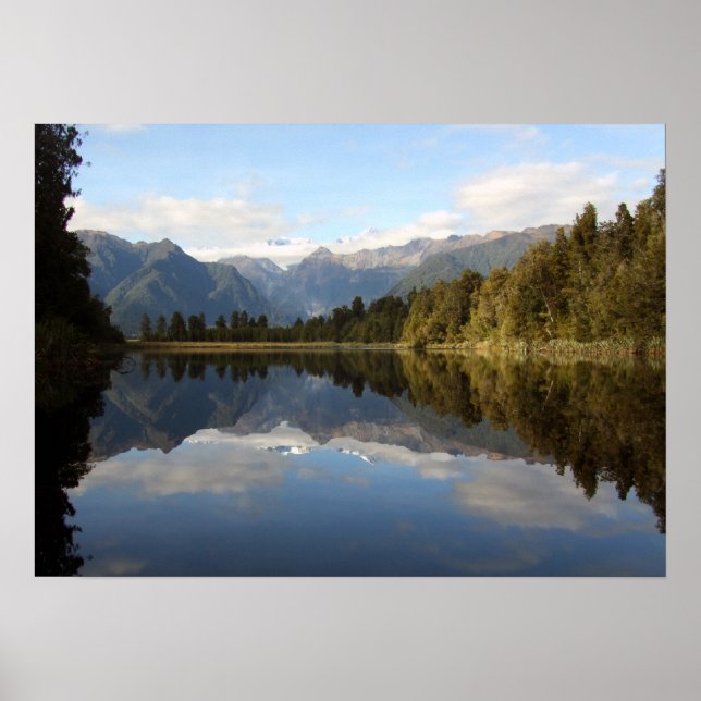 Póster Lake Matheson (Frente)
