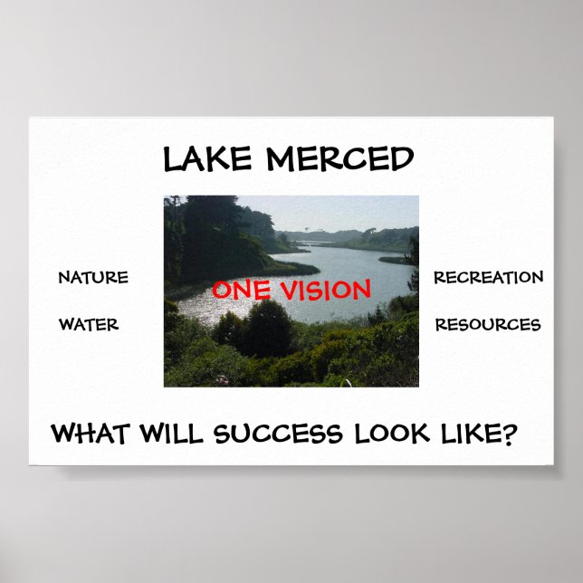 PÓSTER LAKE MERCED (Frente)
