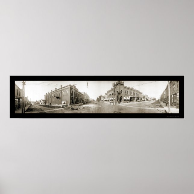 Póster Lake Mills, IA Photo 1908 (Frente)