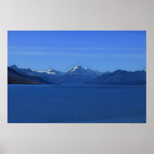 Póster Lake Pukaki and Aoraki
