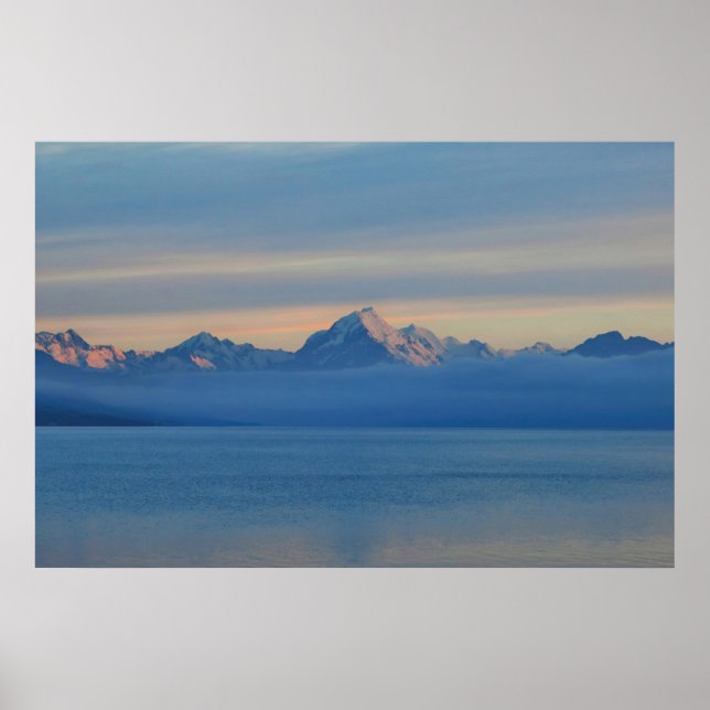 Póster Lake Pukaki Dawn (Frente)