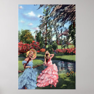 Póster Lake Wales Florida Florida Bells del Sur