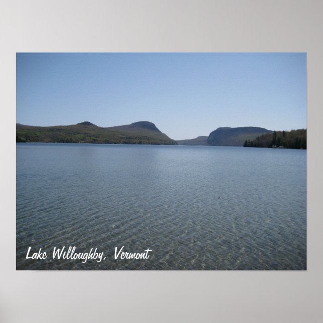 Póster Lake Willoughby Poser 1 - Personalizado (Frente)