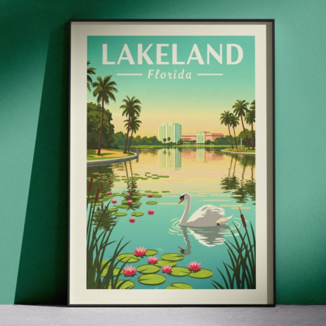 Póster Lakeland Florida Vintage (Subido por el creador)