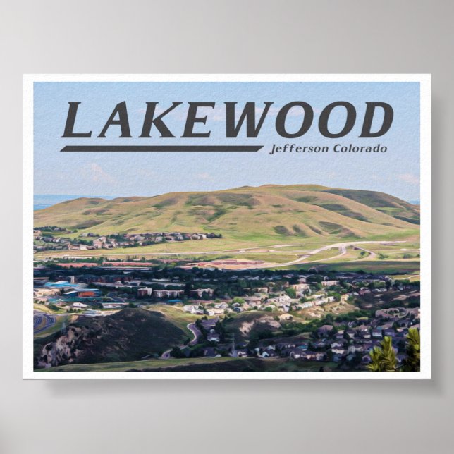 PÓSTER LAKEWOOD COLORADO (Frente)