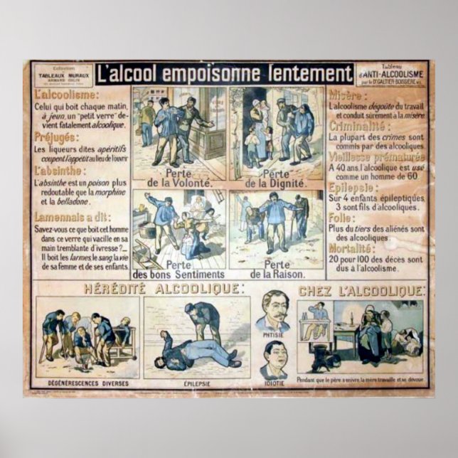 Póster L'Alcool Voila l'Ennemi #2 Poster (Frente)